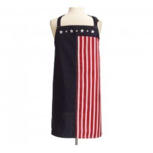 NWT Men's Patriotic American Stars and Stripes Apron